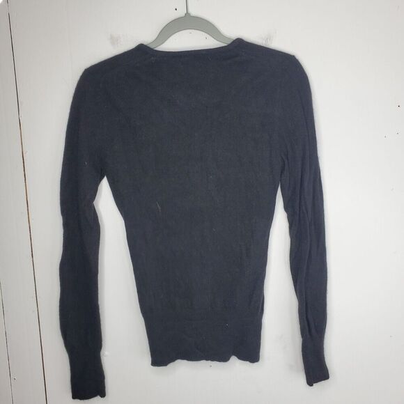 Apt. 9 Women's V-Neck Sweater - Dark Gray - Picture 6 of 7